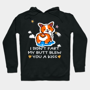 I Didn't Fart My Butt Blew You A Kiss (73) Hoodie